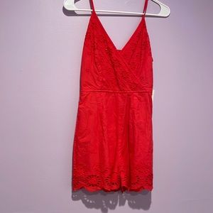 Red romper